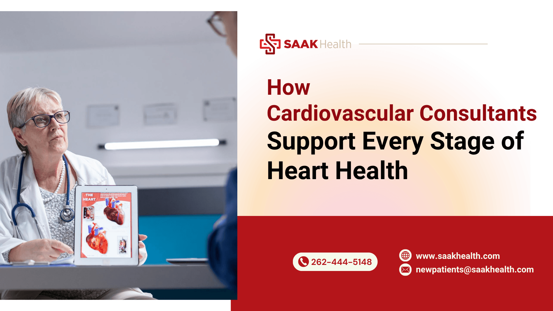 Cardiologist consulting with a patient about heart health and cardiovascular care