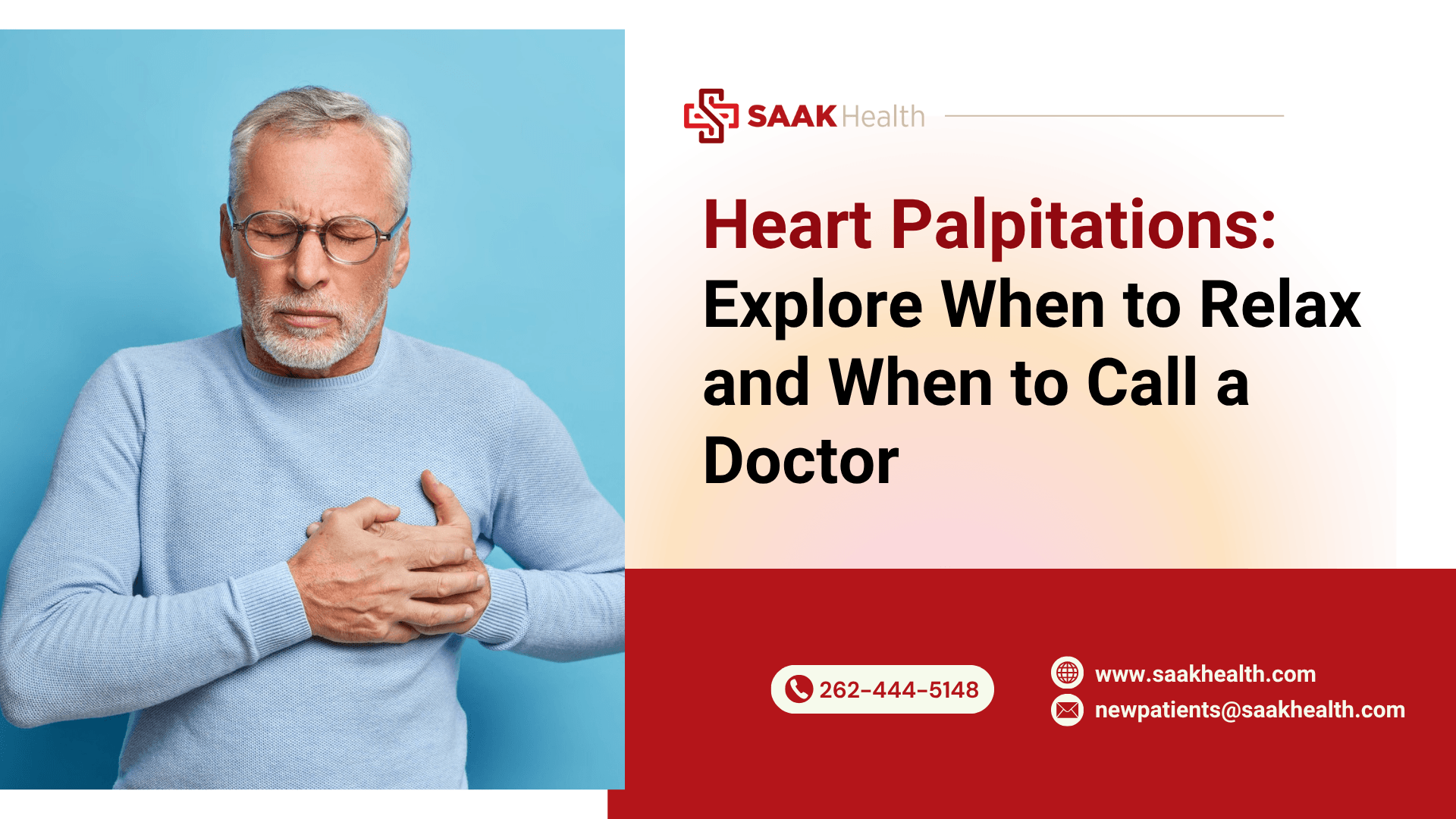 Woman experiencing heart palpitations and irregular heartbeat symptoms